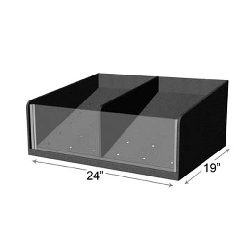 [2262] Produce Tray Clear Front 24" x 19" x 4"