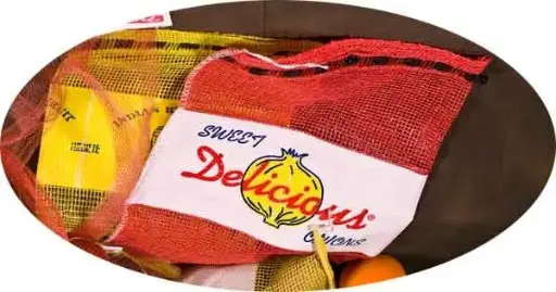 [578] Red Net Bags ONION 10# 1000