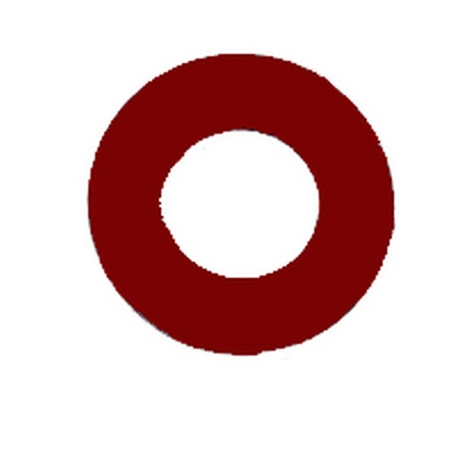 [1349] Regular Fiber Washer #22 Red