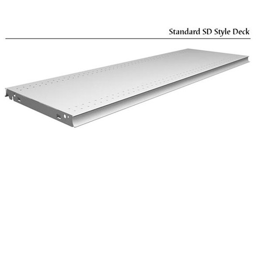 [2076] Solid Aluminum Shelf 18" x 48" Direct Hook-In