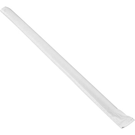 [6162] Straw Wrapped 7.75" Translucent