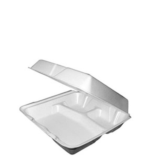 [3565] To Go Box Extra Large 3 Compartment 10.3X9.5X3.5