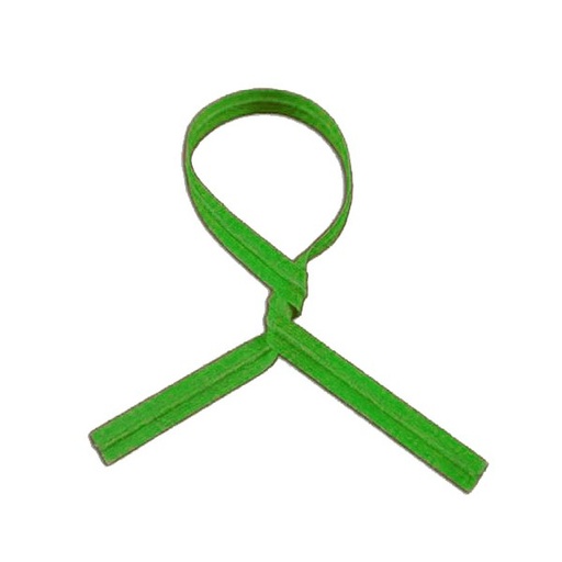 [3449] Twist Tie 1/4 X 20" Plain Green