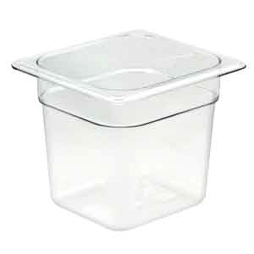 [1378] UPDATE PCP-166 SIXTH SIZE Food Pans Clear 2.75 qt