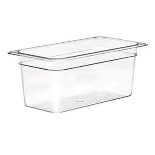 [4815] UPDATE PCP-254 FOURTH SIZE Food Pans Clear 3 qt