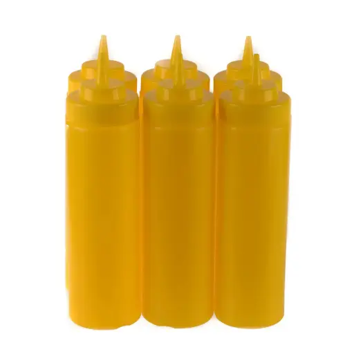 [1597] UPDATE SBC-24Y 24 Oz Yellow Condiment Squeeze Bottle