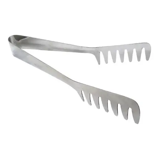 [4387] UPDATE SPT-6 6" Stainless Steel Spaghetti Tongs