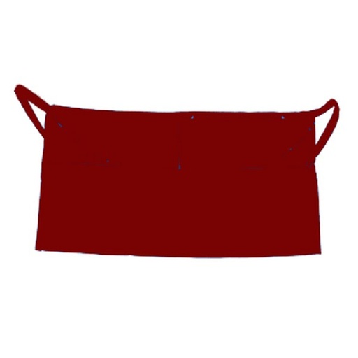 [3339] UPDATE WAP-BU Waist Apron 12" x 23" Burgundy