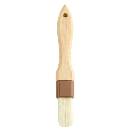 [6265] UPDATE WPBB-10 1" Pastry Brush Wood Handle