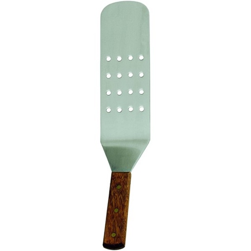 [1575] UPDATE WTPF-10 10 Inch Wood Handle Perforated Turner