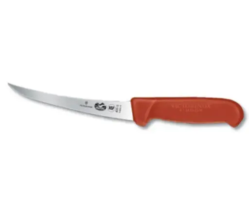 [3985] Victorinox 40420 6" Semi-Stiff Boning Knife Red