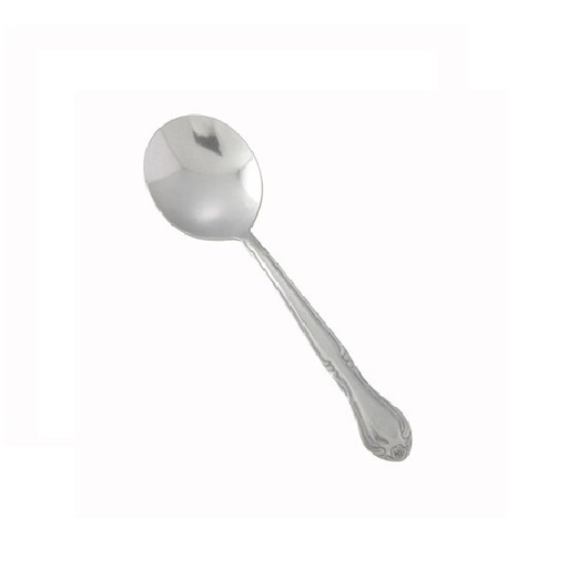 [1672] WINCO 0004-04 Elegance Stainless Steel Bouillon Spoon