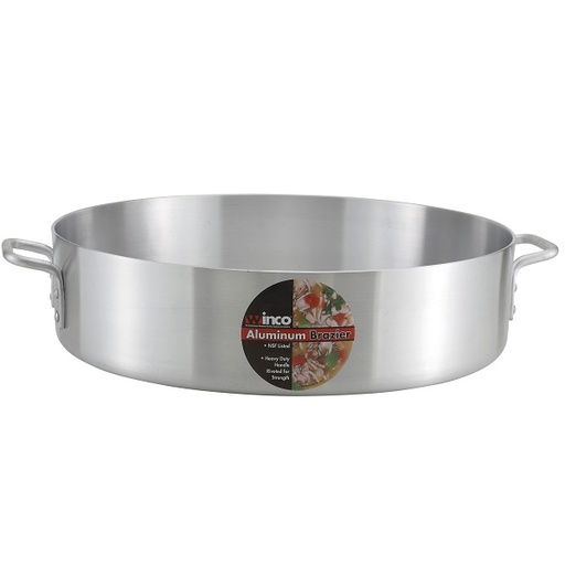 [2222] WINCO ALB-28 Heavy Aluminum Brazier Pot 28 qt