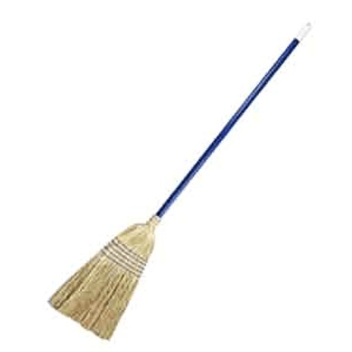 [1715] WINCO BRM-55 Natural Corn Fiber Broom 55 Inch