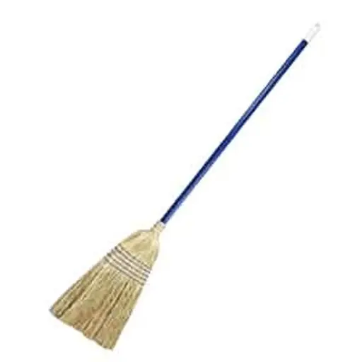 [1715] WINCO BRM-55 Natural Corn Fiber Broom 55 Inch