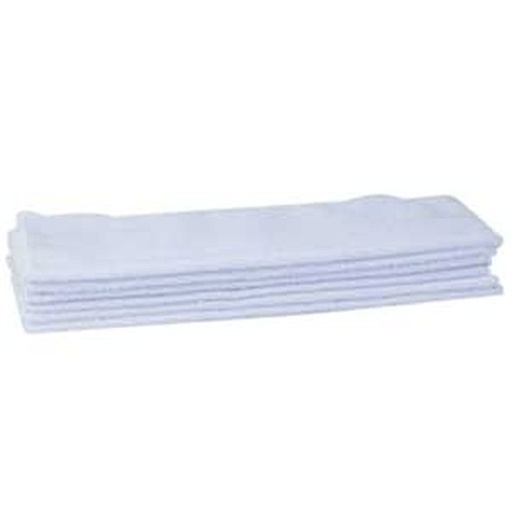 [5221] WINCO BTM-16W Microfiber Bar towel 16X16" White