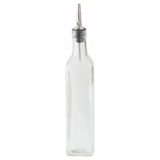 [5207] WINCO GOB-16 16 Oz. Oil/ Vinegar Cruet with Pourer