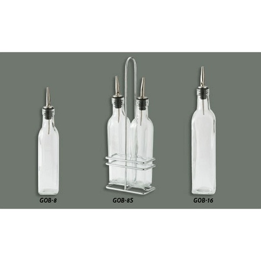 [5207] WINCO GOB-16 16 Oz. Oil/ Vinegar Cruet with Pourer