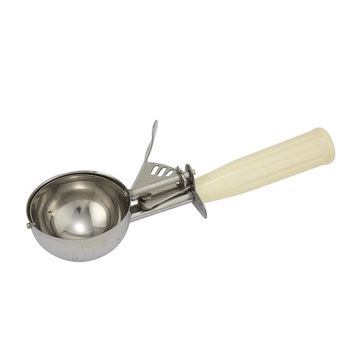 [6793] WINCO ICD-10 3 3/4 Oz Ivory Scoop Disher