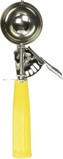 [6795] WINCO ICD-20 2 1/2 Oz Yellow Scoop Disher