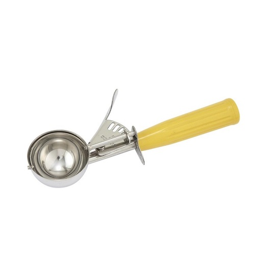 [6795] WINCO ICD-20 2 1/2 Oz Yellow Scoop Disher
