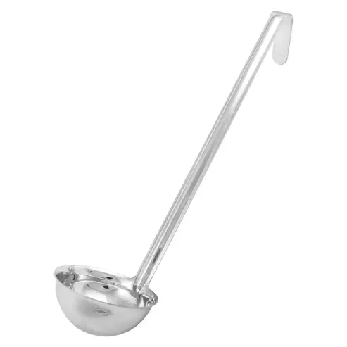 [6815] WINCO LDI-6 6 Oz Stainless Steel One Piece Ladle