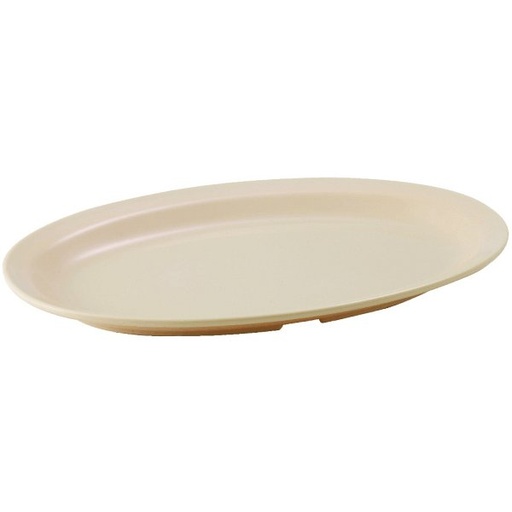 [5404] WINCO MMPO-118 Oval Platter 11" Tan