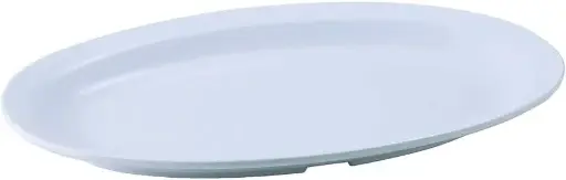 [5405] WINCO MMPO-118W Oval Platter 11" White