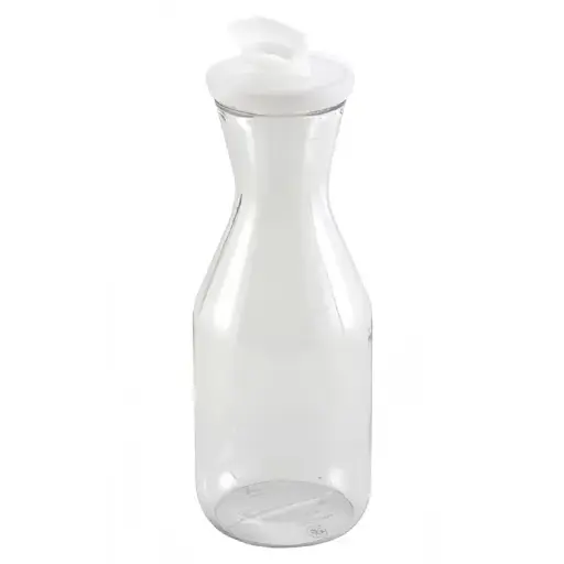 [6777] WINCO PDT-15 1.5 L Polycarbonate Bottle Decanter with Lid