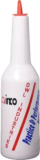 [6303] WINCO PFBT-11W 3" x 11.5" Flair Bottle White