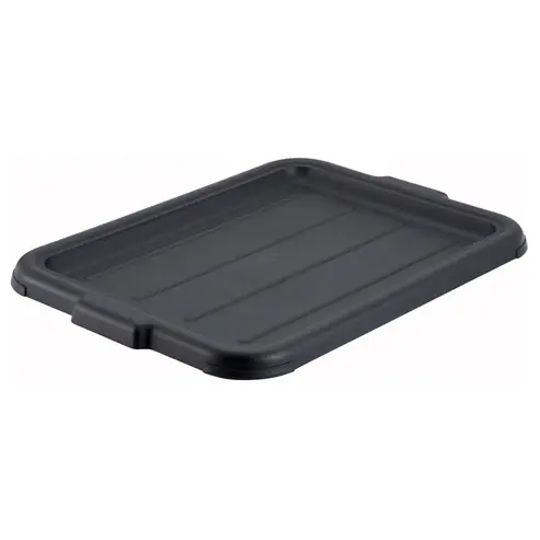 [5071] WINCO PL-57K Tote Box Lid Black for 5" or 7" Height