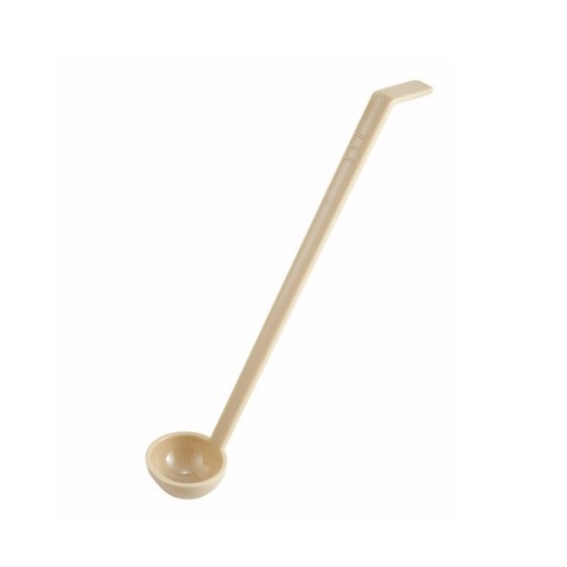 [6748] WINCO PLD-13B 1 Oz Beige Polycarbonate Ladle