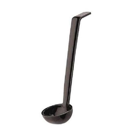[2325] WINCO PLD-8K 3/4 Oz Black Polycarbonate Ladle