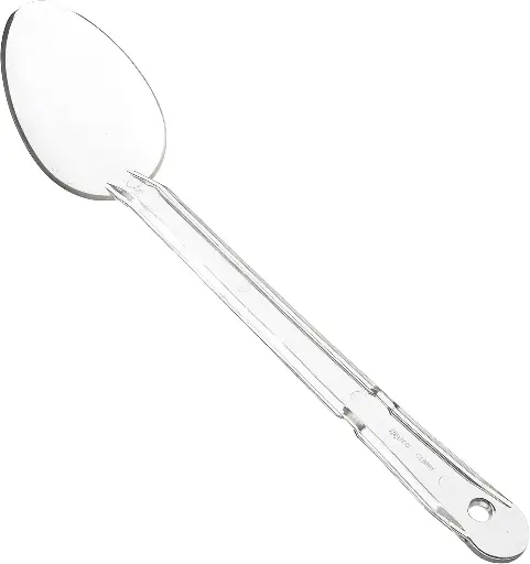 [6741] WINCO PSS-13C 13" Clear Polycarbonate Serving Spoon