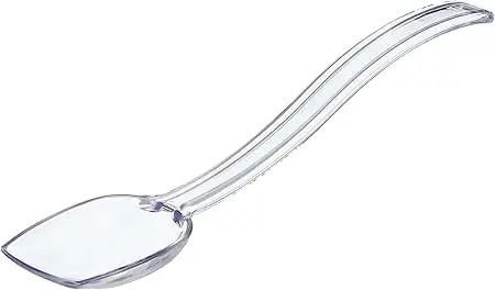 [6745] WINCO PSSB-10C 3/4 Oz Clear Polycarbonate Buffet Spoon
