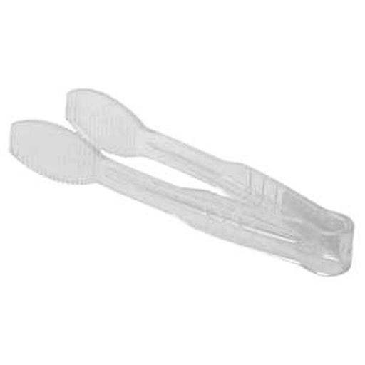 [4386] WINCO PUTF-6C 6" Clear Polycarbonate Flat Tongs
