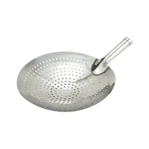 [4952] WINCO SC-12 Stainless Steel Round Skimmers 12"