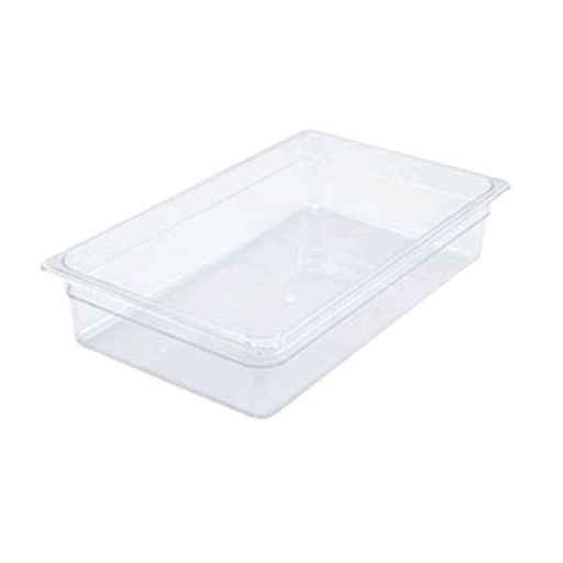 [6775] WINCO SP7104 Full Size Clear Food Pan 4" Deep