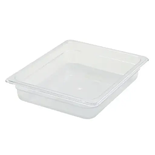 [6830] WINCO SP7202 1/2 Size Clear Food Pan 2" Deep