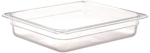[6830] WINCO SP7202 1/2 Size Clear Food Pan 2" Deep