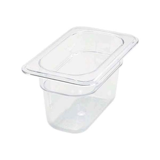[6772] WINCO SP7904 1/9 Size Clear Poly Food Pan