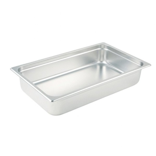 [2784] WINCO SPJL-104 14.5 qt SOLID Stainless Food Pan