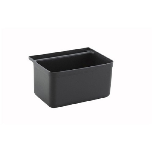[1568] WINCO UC-B2 Black Utility Cart Silverware Bin