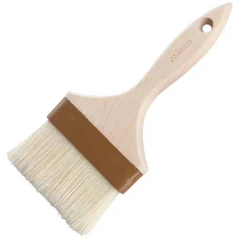 [6832] WINCO WFB-40 4" Pastry Brush Wood Handle