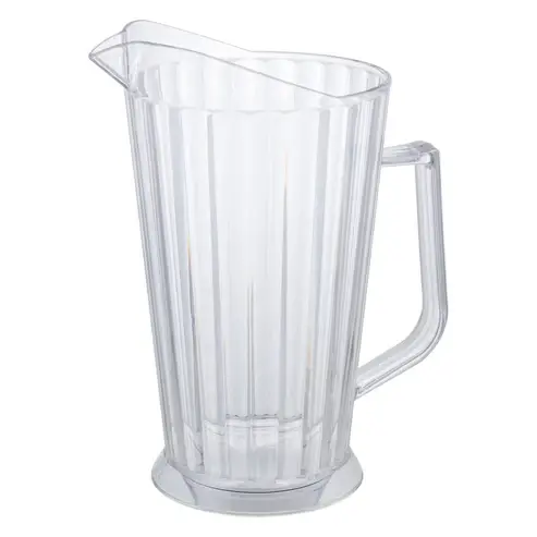 [5200] WINCO WPCB-60 Clear Polycarbonate Beer Pitcher 60 Oz.