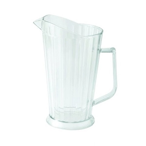 [5200] WINCO WPCB-60 Clear Polycarbonate Beer Pitcher 60 Oz.