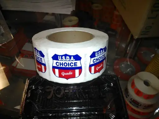 [3473] "USDA CHOICE Grade" Sticker Label