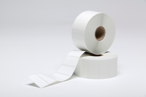 [3437] 1.75 X 0.5 Inch White Blank Paper Permanent Label