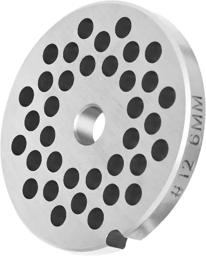 [3045] 1/4" Stainless Steel Meat Grinder Plate #12