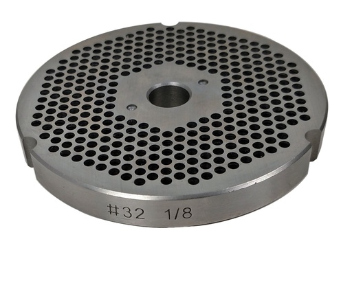 [1654] 1/8" Meat Grinder Plate #32 Hard Steel